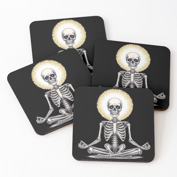 Item preview, Yoga Meditating Skeleton designed and sold by DesignsDominus.