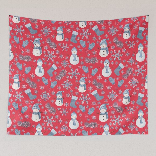 Item preview, Cozy Blue Winter on Red designed and sold by KSimpson838.