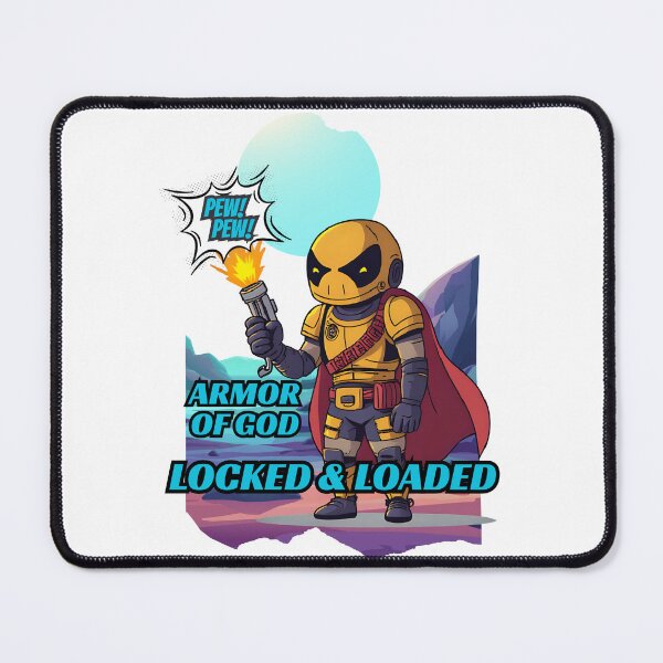 Item preview, Armor of God, Locked & Loaded. Pew! Pew! designed and sold by GiggleGooods.