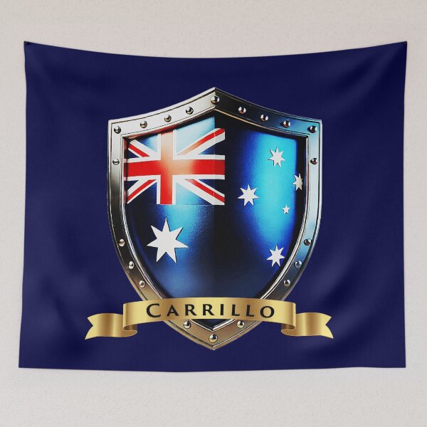 Item preview, Carrillo Family Australia Shield.Heritage Crest of Pride designed and sold by Highlandkings.