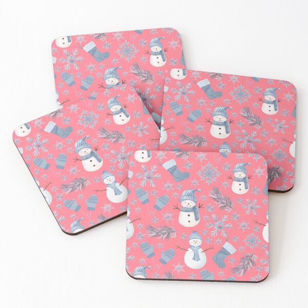 Item preview, Cozy Blue Winter on Watermelon Pink designed and sold by KSimpson838.