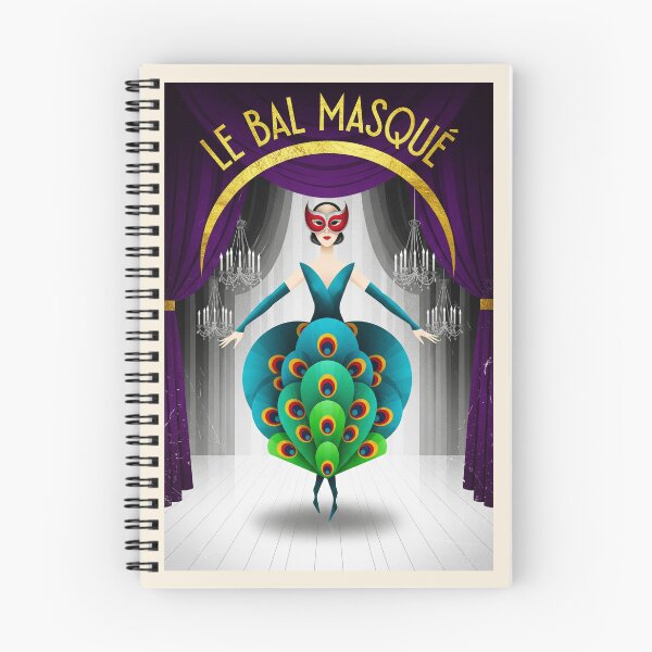 Item preview, After Erté - LE BAL MASQUÉ (The Masquerade Ball) designed and sold by elektronen.