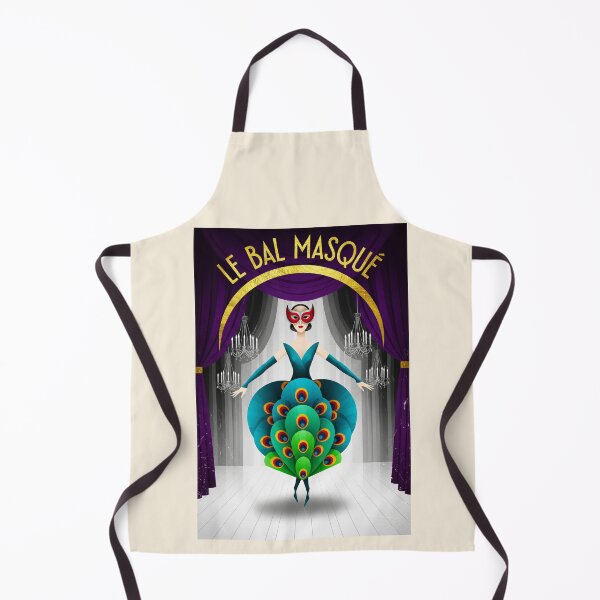 Item preview, After Erté - LE BAL MASQUÉ (The Masquerade Ball) designed and sold by elektronen.