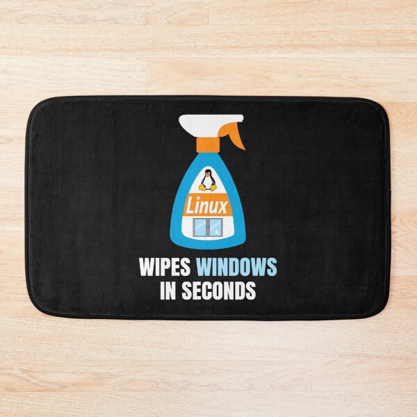 Item preview, Funny Linux Windows Cleaner designed and sold by owcapearsj.