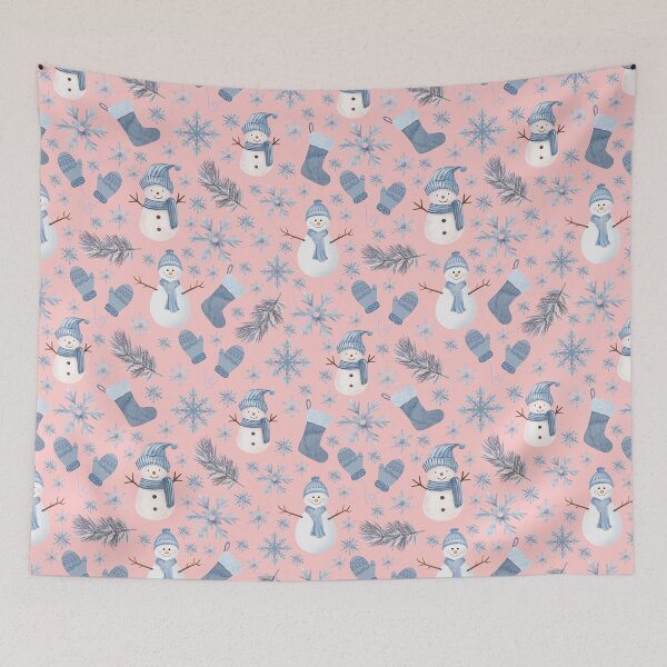 Item preview, Cozy Blue Winter on Peachy Pink designed and sold by KSimpson838.