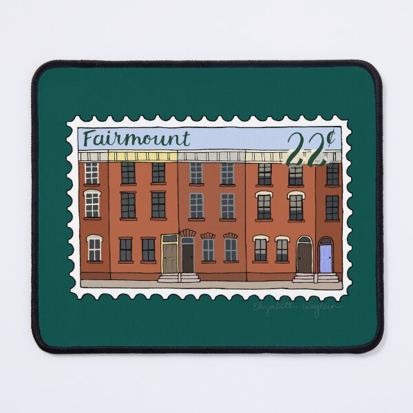 Item preview, Fairmount Philly Stamp Illustration designed and sold by Elizabeth Weglein.