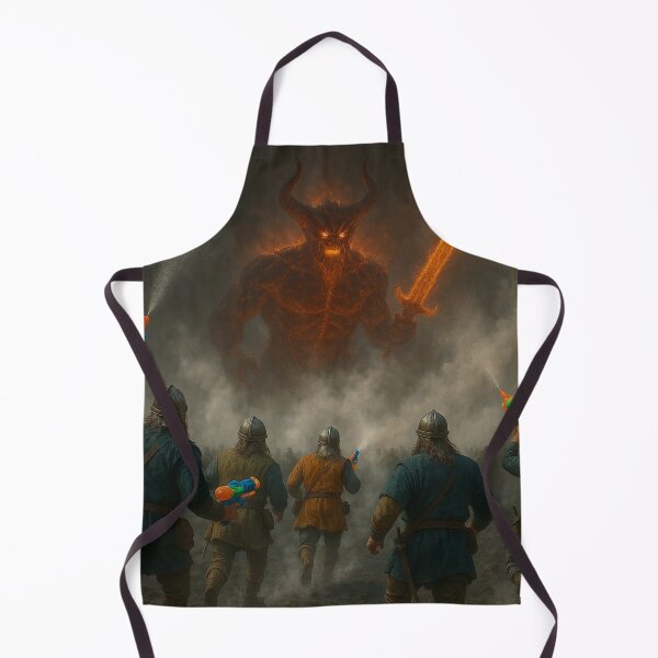 Item preview, Viking Water Gun Army vs. Fire Giant Surtur – Epic Steam Battle designed and sold by NorseDrip.