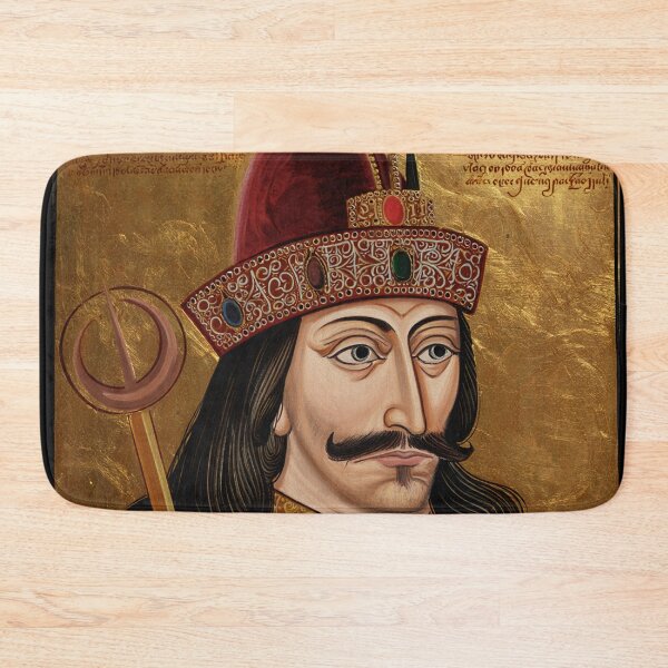 Item preview,  Portrait of Vlad Tepes Dracula the Impaler of Walacchia vintage Romanian art designed and sold by Vintage Designs +.