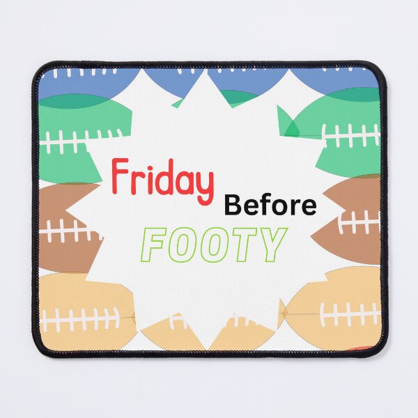 Item preview, Friday Before Footy – AFL Grand Final Public Holiday Design designed and sold by EMbrase-Studio.