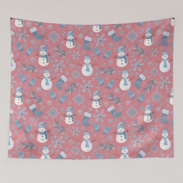 Item preview, Cozy Blue Winter on Rouge Pink designed and sold by KSimpson838.