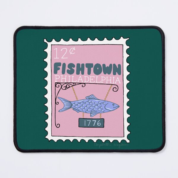 Item preview, Fishtown Philly Stamp Illustration designed and sold by Elizabeth Weglein.