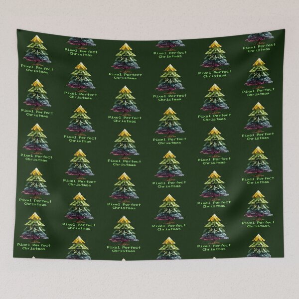 Item preview, Pixel Christmas Tree – Retro Digital Holiday Design designed and sold by Maryna_Reine.