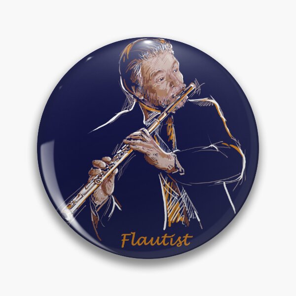 Artikelvorschau, Flötist - Blue Note Art Design entworfen und verkauft von Marleen Paddy Visser.