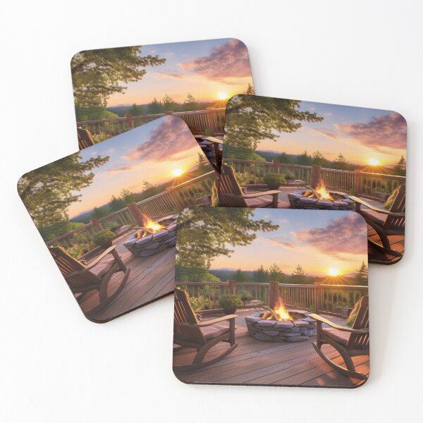 Item preview, Fire on the Deck at Sunset designed and sold by Kathy Weaver.