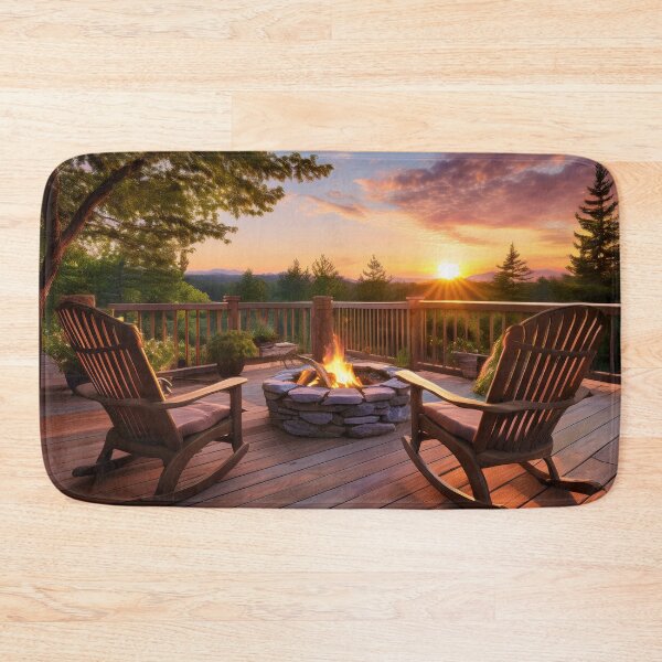Item preview, Fire on the Deck at Sunset designed and sold by Kathy Weaver.