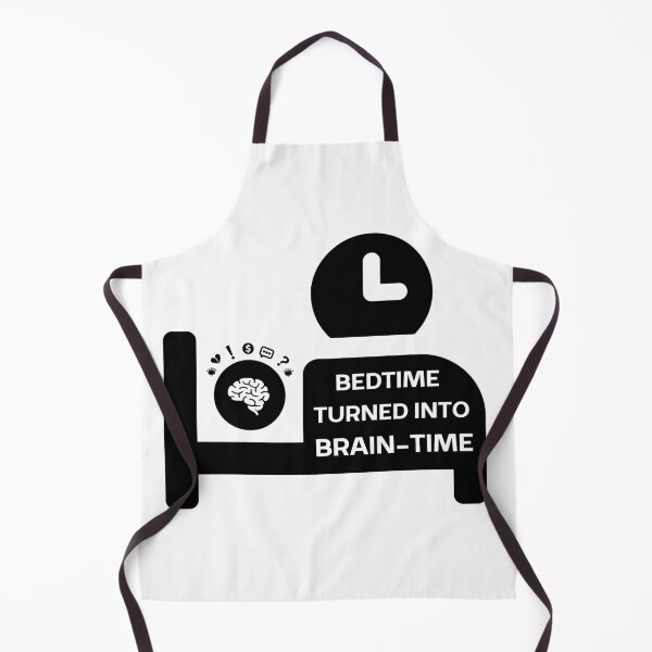 Item preview, Bedtime Turned Into Brain Time Funny Overthinking Insomnia Quote designed and sold by DesignDazzles.