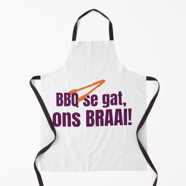 Item preview, BBQ se gat, ons BRAAI! - Bold South African Statement Tee designed and sold by AG Apparel.