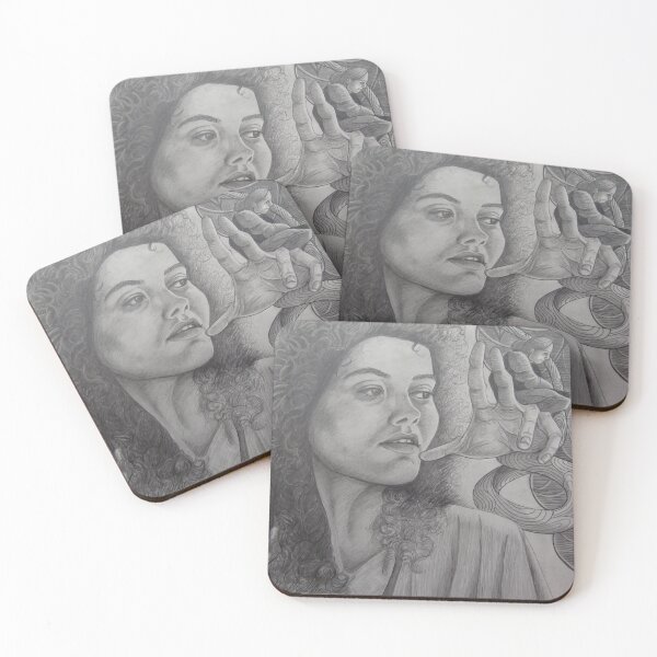 Item preview, Woman with disembodied hand and figure. Pencil on 45x60cm paper. designed and sold by crowleyronan123.