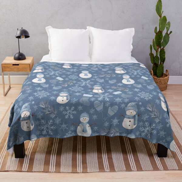 Item preview, Cozy Blue Winter on Gray-Blue designed and sold by KSimpson838.