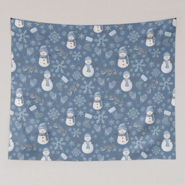 Item preview, Cozy Blue Winter on Gray-Blue designed and sold by KSimpson838.