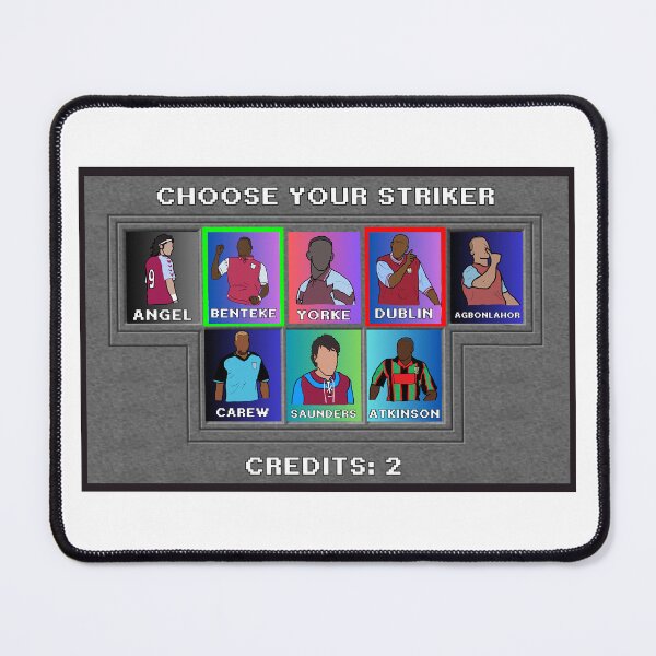 Item preview, Choose Your Striker - Villa Heroes designed and sold by Melty Shirts.