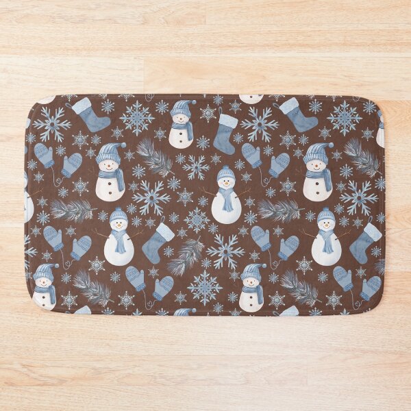 Item preview, Cozy Blue Winter on Dark Brown designed and sold by KSimpson838.