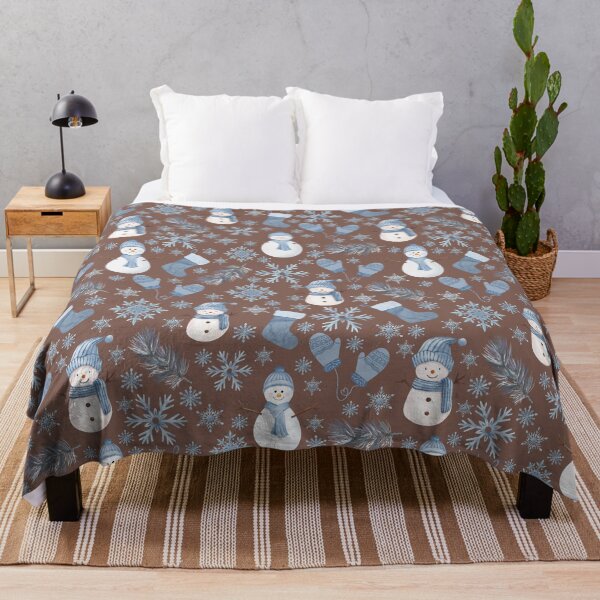 Item preview, Cozy Blue Winter on Brown designed and sold by KSimpson838.