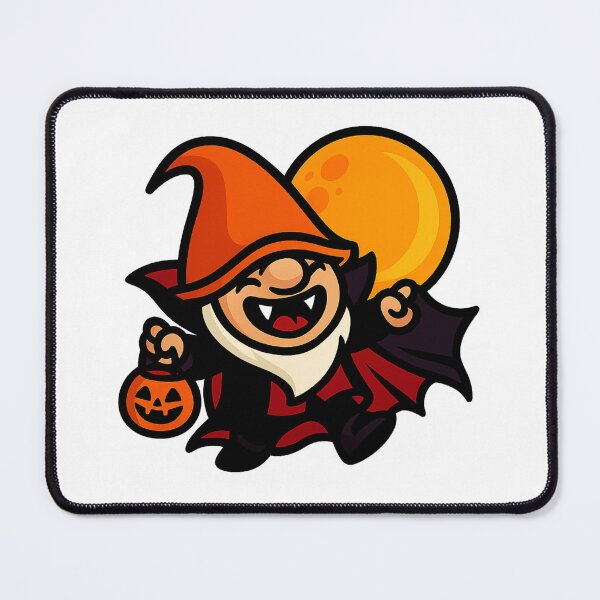 Item preview, Laughing Vampire Gnome T-Shirt – Cloak Blowing Under Glowing Moon designed and sold by PrintCreations9.