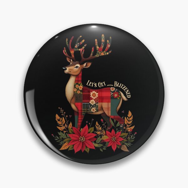 Item preview, Funny Patchwork Reindeer Christmas Holiday DesignFunny Patchwork Reindeer Christmas Holiday Design designed and sold by MTJ-Mushrooms.