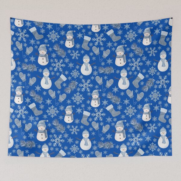 Item preview, Cozy Blue Winter on Blue designed and sold by KSimpson838.