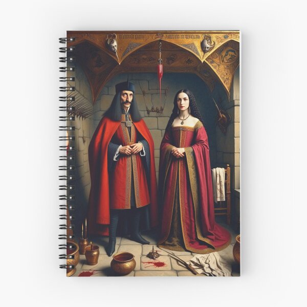 Item preview,  Portrait of Vlad Tepes Dracula the Impaler of Walacchia and Elizabeth Bathory together designed and sold by Vintage Designs +.