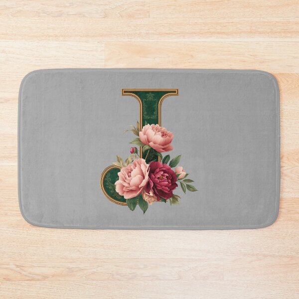 Item preview,  Elegant Floral Monogram Letter J – Botanical Peony & Rose Initial Art | Personalized Gift, Feminine Nature Design designed and sold by AmenAlways.