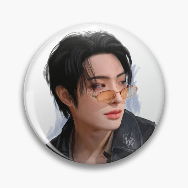 Item preview, Ateez Mingi Illustration fanart Golden hour designed and sold by Raquel Maia.