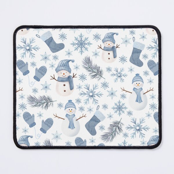 Item preview, Cozy Blue Winter on White designed and sold by KSimpson838.