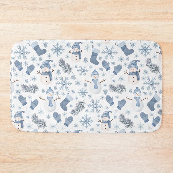 Item preview, Cozy Blue Winter on White designed and sold by KSimpson838.