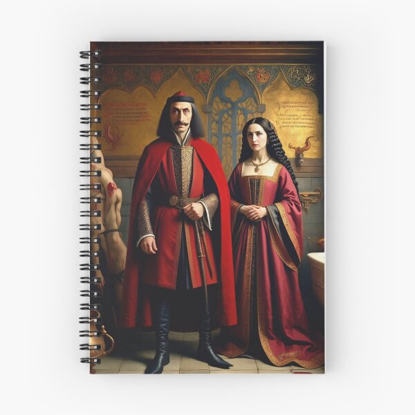 Item preview,  Portrait of Vlad Tepes Dracula the Impaler of Walacchia and Elizabeth Bathory together designed and sold by Vintage Designs +.