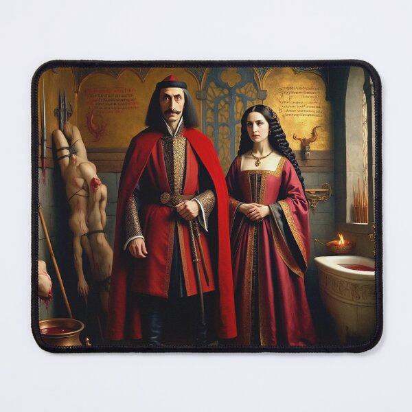 Item preview,  Portrait of Vlad Tepes Dracula the Impaler of Walacchia and Elizabeth Bathory together designed and sold by Vintage Designs +.
