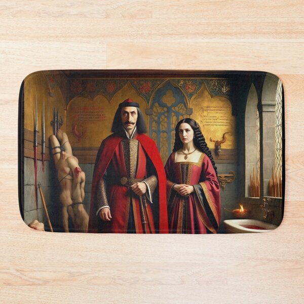 Item preview,  Portrait of Vlad Tepes Dracula the Impaler of Walacchia and Elizabeth Bathory together designed and sold by Vintage Designs +.