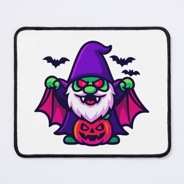 Item preview, Dramatic Vampire Gnome T-Shirt – Sharp Fangs & Glowing Red Eyes designed and sold by PrintCreations9.