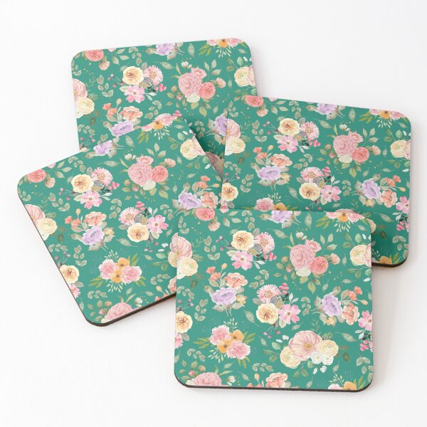 Item preview, Summer Boho Floral on Tropical Green designed and sold by KSimpson838.