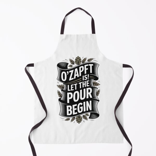 Item preview, O'zapft Is! Let The Pour Begin - Oktoberfest Hops Banner designed and sold by C.Kav.Art.