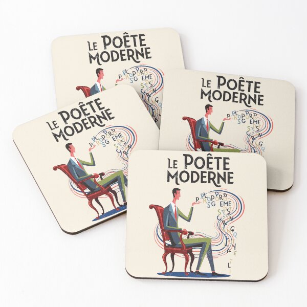 Item preview, After Erté - LE POÈTE MODERNE (The Modern Poet) designed and sold by elektronen.