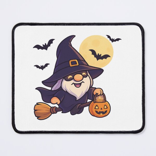 Item preview, Flying Witch Gnome T-Shirt – Broomstick, Full Moon & Magical Sparkles designed and sold by PrintCreations9.