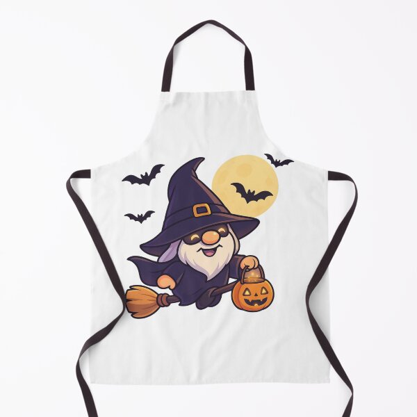 Item preview, Flying Witch Gnome T-Shirt – Broomstick, Full Moon & Magical Sparkles designed and sold by PrintCreations9.