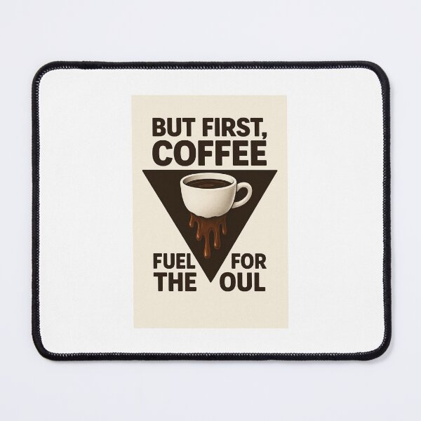 Item preview, But First Coffee – Triangle Coffee Cup Design | Fuel for the Soul” designed and sold by Ammna.