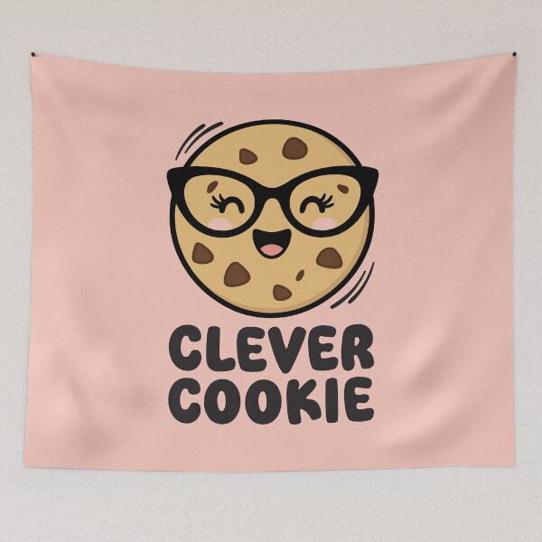 Item preview, Clever Cookie – Geeky Kawaii Chocolate Chip Cookie Design designed and sold by Clever Cookie.