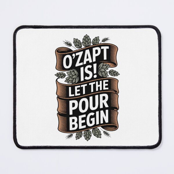 Item preview, O'zapft Is! Let The Pour Begin - Vintage Oktoberfest Hops Art designed and sold by C-Kav.