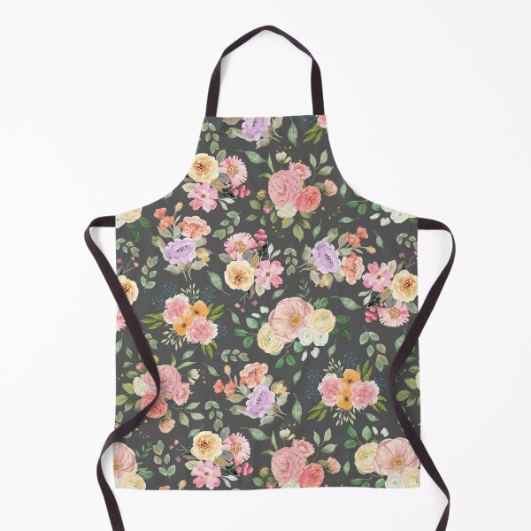Artikelvorschau, Sommerliches Boho-Blumenmuster auf Dunkelgrau entworfen und verkauft von KSimpson838.