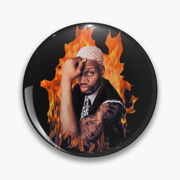 Item preview, Dennis Rodman fire designed and sold by corahilaryanl.