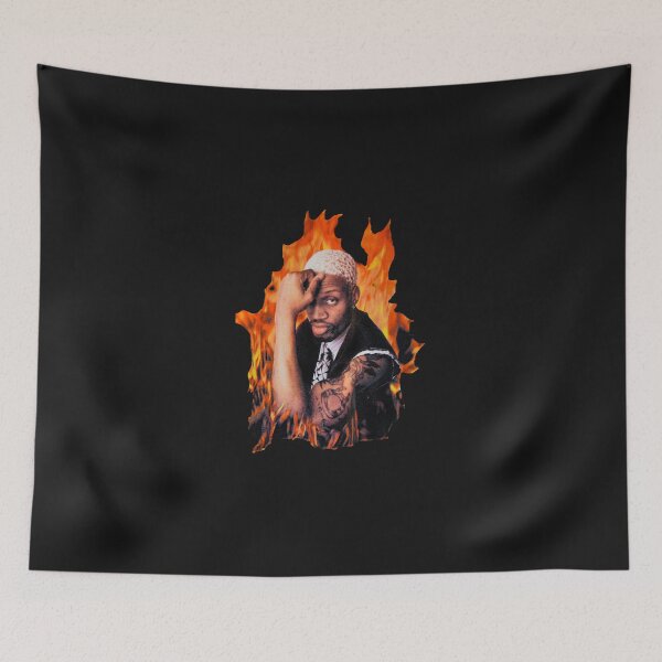 Item preview, Dennis Rodman fire designed and sold by corahilaryanl.